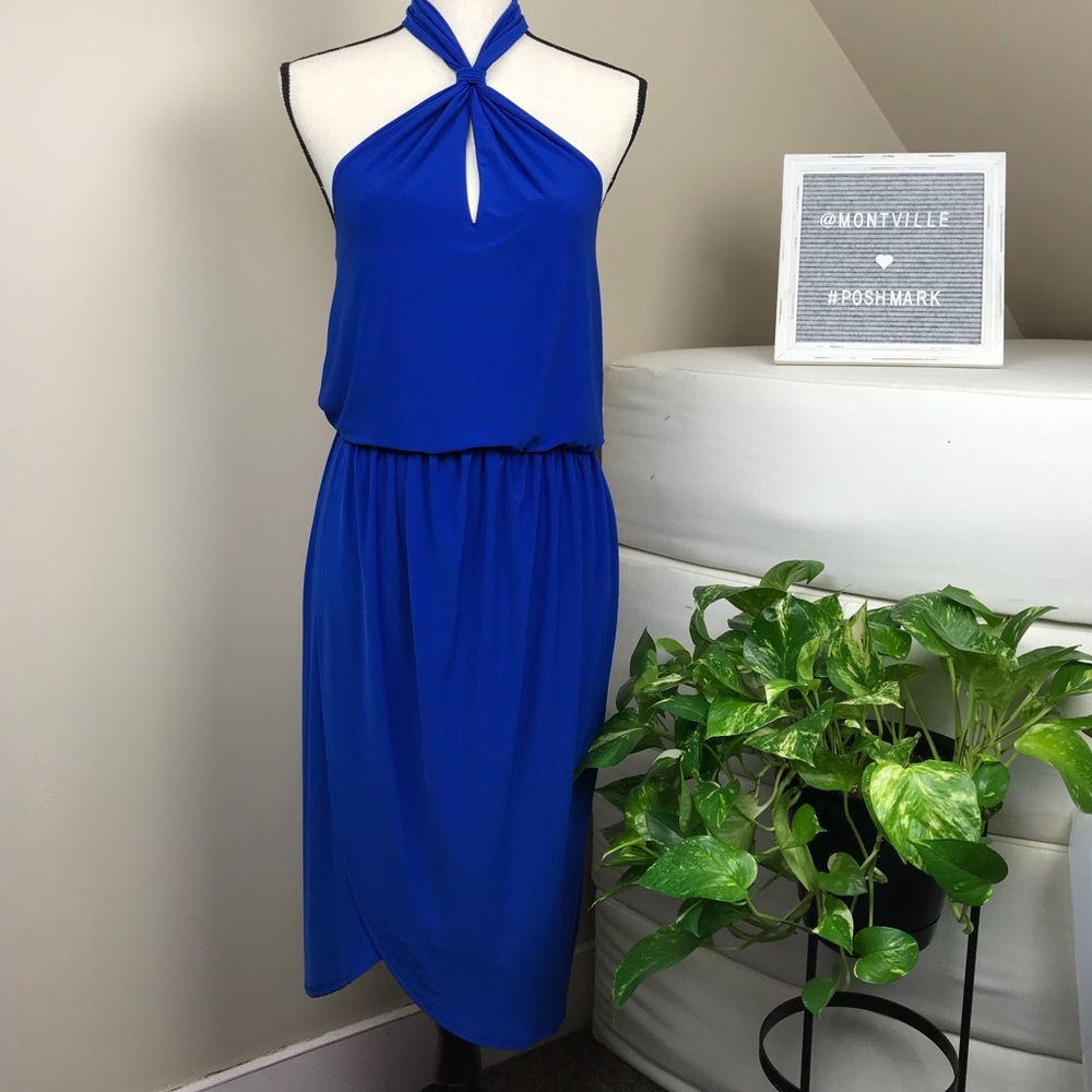 NWT Laundry by Shelli Segal Halter Jersey Dress - Picture 1 of 8
